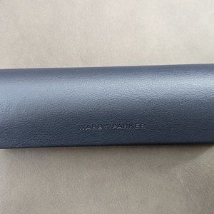 Warby Parker - Leather Travel Case in Navy